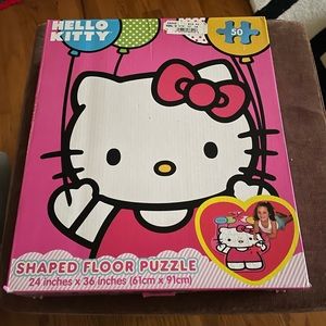 Hello Kitty 50 Piece Boxed Used Floor Puzzle